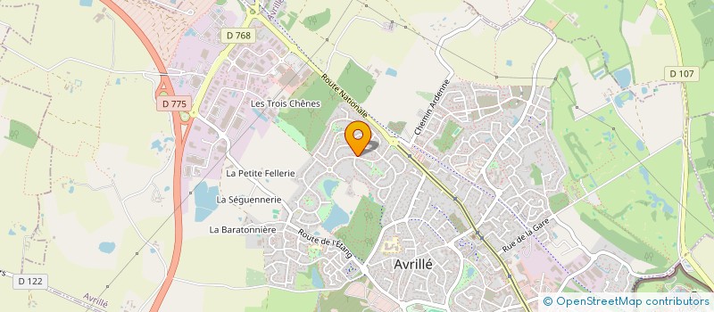 localisation de l'entreprise MONSIEUR JEAN MARC ATKINS à AVRILLE