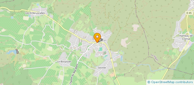 localisation de l'entreprise MONSIEUR JEAN MARC AUBERT  LES MATELLES