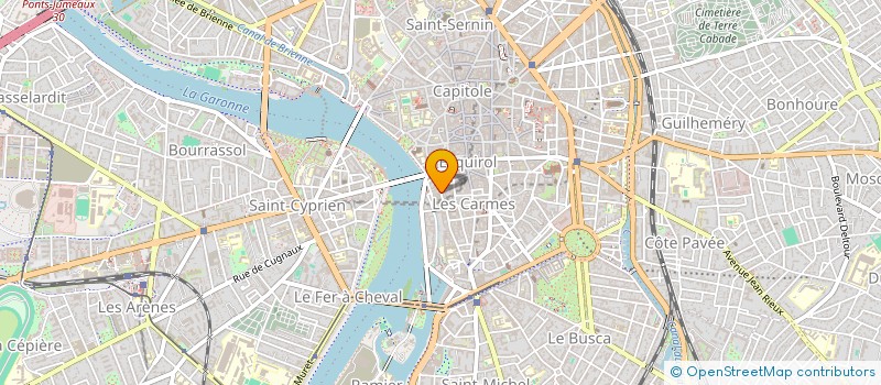 localisation de l'entreprise MONSIEUR JEAN-MARC AUDOUIN  TOULOUSE