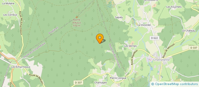 localisation de l'entreprise MONSIEUR JEAN-MARC AURAY  POULE-LES-ECHARMEAUX