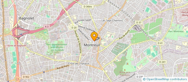 localisation de l'entreprise MONSIEUR JEAN-MARC AVENEL à MONTREUIL