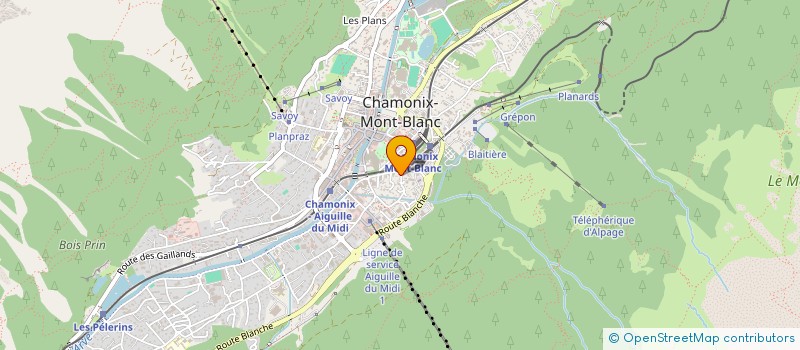 localisation de l'entreprise MONSIEUR JEAN-MARC AVIOLAT à CHAMONIX-MONT-BLANC