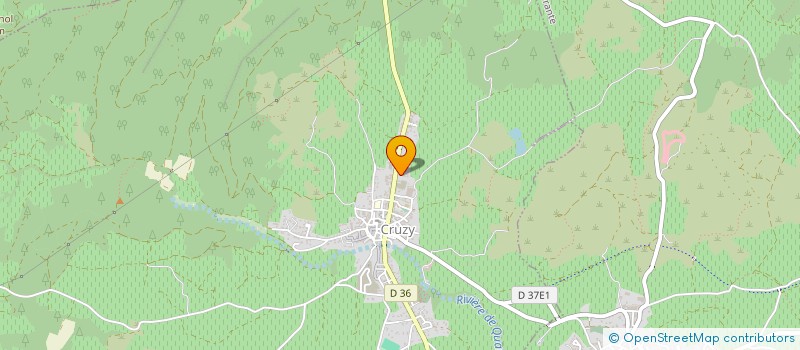 localisation de l'entreprise MONSIEUR JEAN-MARC AZEMA  CRUZY