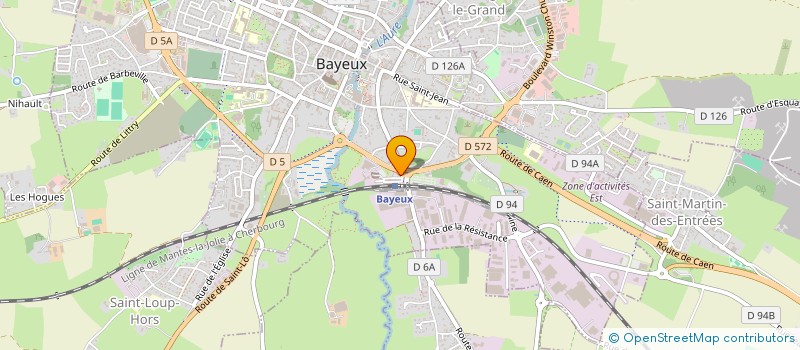 localisation de l'entreprise MONSIEUR JEAN-MARC BACON à BAYEUX