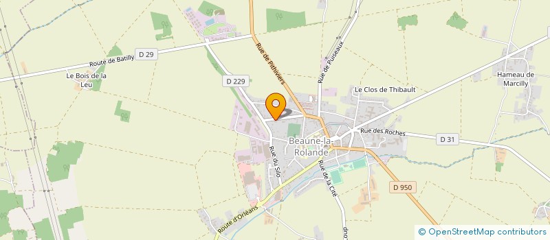 localisation de l'entreprise MONSIEUR JEAN-MARC BAILLARD à BEAUNE-LA-ROLANDE