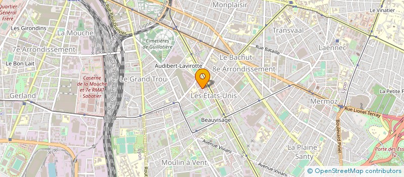 localisation de l'entreprise MONSIEUR JEAN-MARC BALDASSARE à LYON