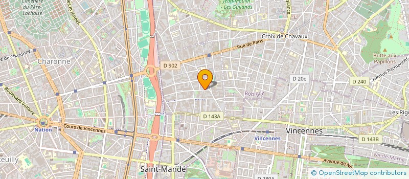 localisation de l'entreprise MONSIEUR JEAN MARC BALLART à MONTREUIL
