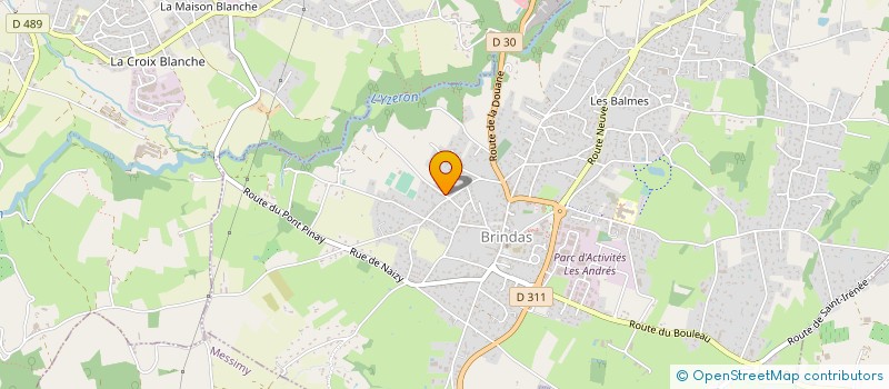 localisation de l'entreprise MONSIEUR JEAN-MARC BALLESTEROS  BRINDAS