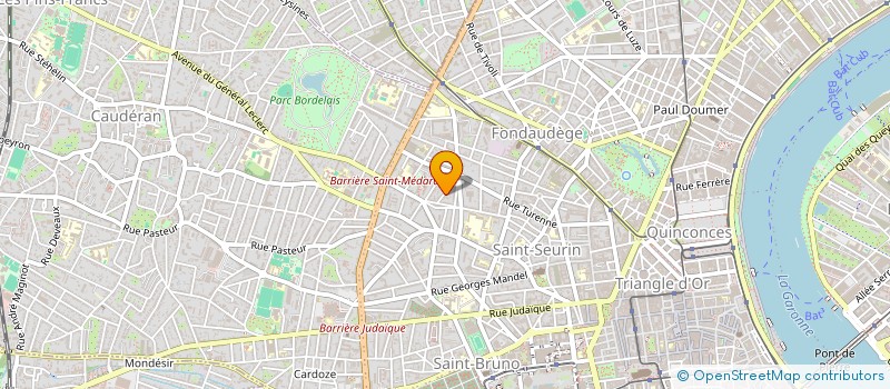 localisation de l'entreprise MONSIEUR JEAN-MARC BARADAT  BORDEAUX