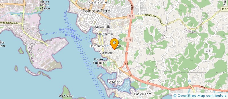 localisation de l'entreprise MONSIEUR JEAN-MARC BARBIER à LES ABYMES