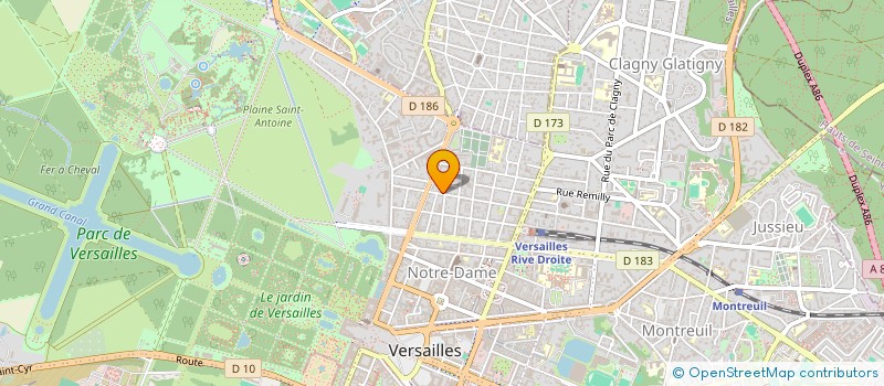 localisation de l'entreprise MONSIEUR JEAN-MARC BASTIERE à VERSAILLES
