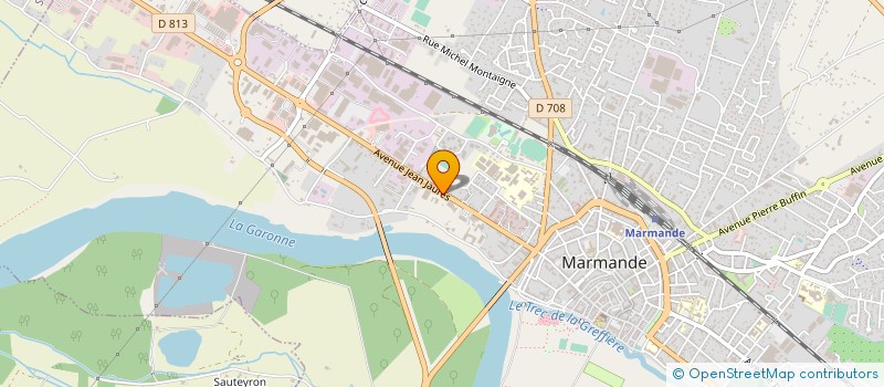 localisation de l'entreprise MONSIEUR JEAN-MARC BAZOUIN  MARMANDE