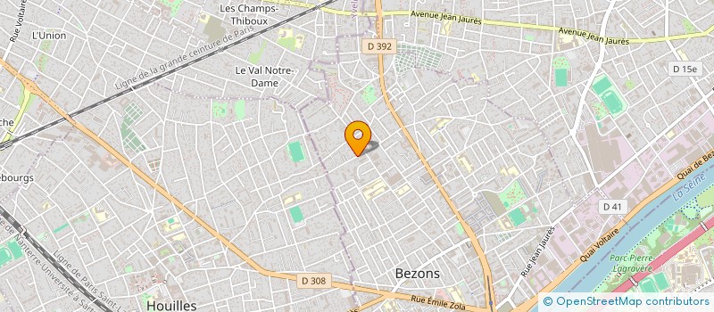 localisation de l'entreprise MONSIEUR JEAN-MARC BEAUGE à BEZONS