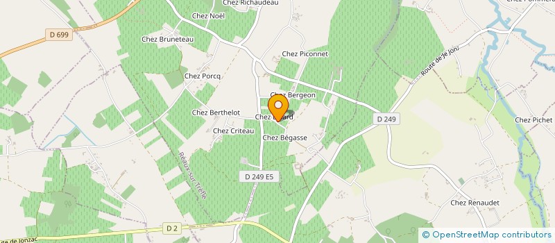 localisation de l'entreprise MONSIEUR JEAN-MARC BEGOUIN  REAUX SUR TREFLE