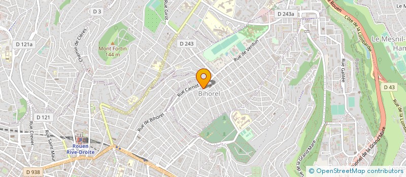 localisation de l'entreprise MONSIEUR JEAN-MARC BEILLOT  BIHOREL