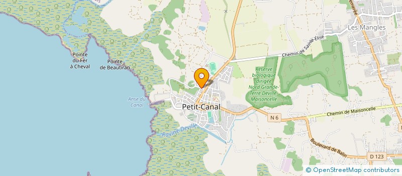 localisation de l'entreprise MONSIEUR JEAN MARC BELAS à PETIT-CANAL