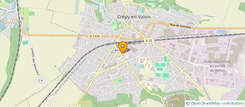 localisation de l'entreprise MONSIEUR JEAN-MARC BELOT  CREPY-EN-VALOIS