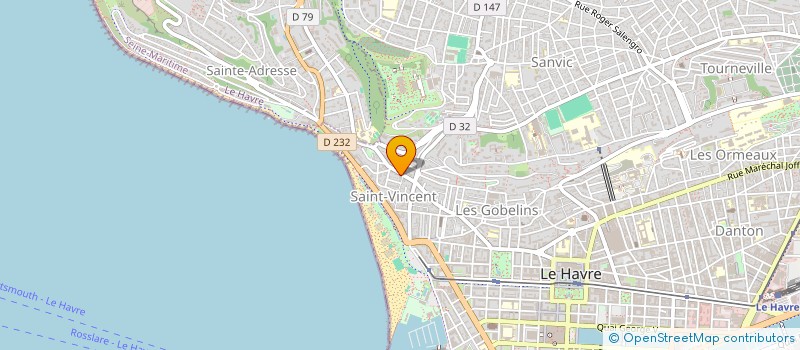 localisation de l'entreprise MONSIEUR JEAN-MARC BENARD à LE HAVRE