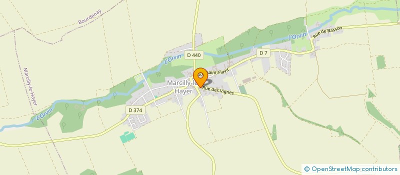 localisation de l'entreprise MONSIEUR JEAN-MARC BENOIT  TRANCAULT