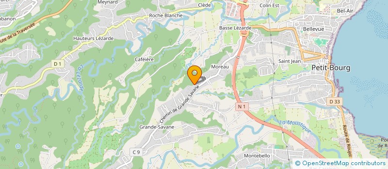 localisation de l'entreprise MONSIEUR JEAN-MARC BERAMIS  PETIT-BOURG