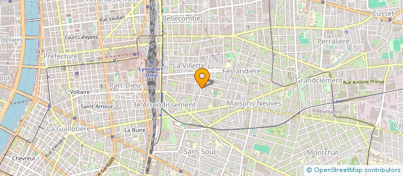 localisation de l'entreprise MONSIEUR JEAN-MARC BERLIOZ  LYON