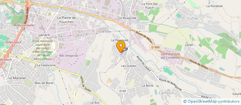 localisation de l'entreprise MONSIEUR JEAN MARC BERLOU à ALBI