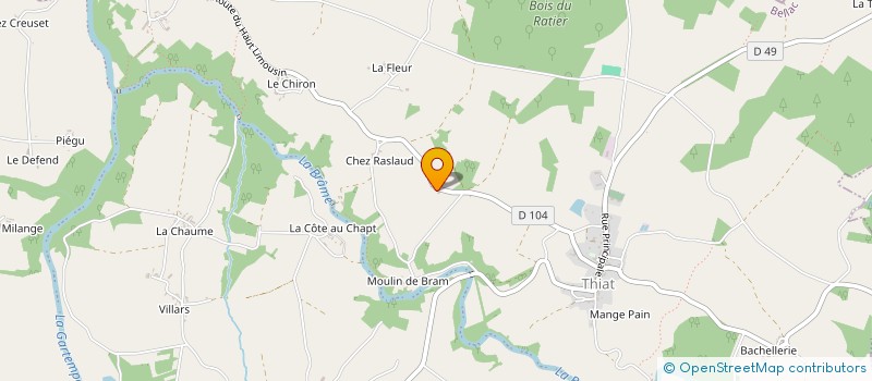 localisation de l'entreprise MONSIEUR JEAN-MARC BERNARD à VAL-D'OIRE-ET-GARTEMPE