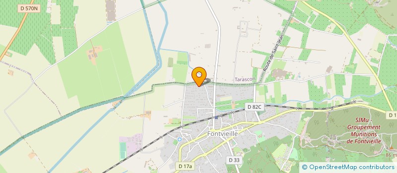 localisation de l'entreprise MONSIEUR JEAN-MARC BERNARD  FONTVIEILLE