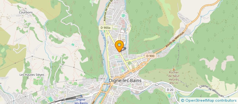 localisation de l'entreprise MONSIEUR JEAN-MARC BERNARD à DIGNE-LES-BAINS