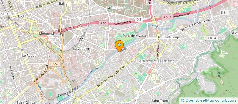 localisation de l'entreprise MONSIEUR JEAN-MARC BERRADJ à MARSEILLE