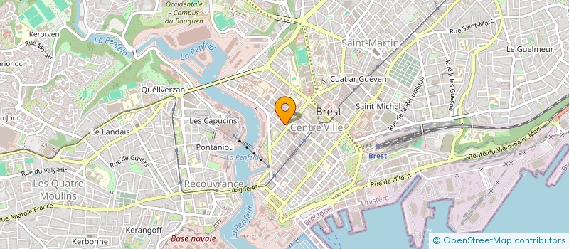 localisation de l'entreprise MONSIEUR JEAN-MARC BERROU à BREST