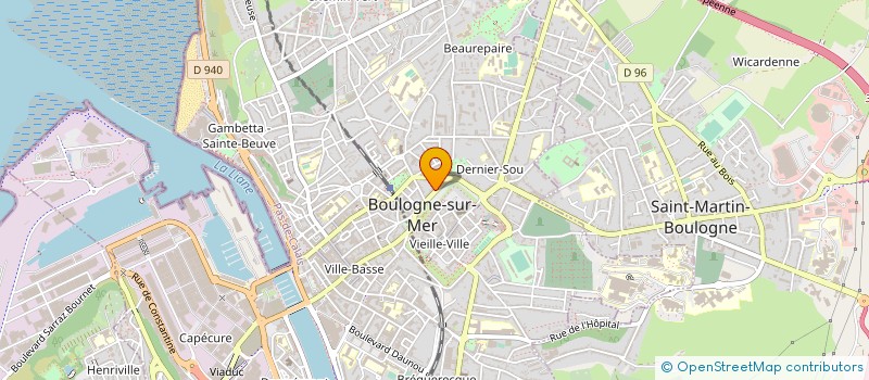 localisation de l'entreprise MONSIEUR JEAN-MARC BESSON à BOULOGNE-SUR-MER