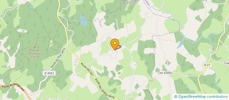 localisation de l'entreprise MONSIEUR JEAN MARC BIGOURIE  MARGERIDES