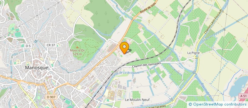 localisation de l'entreprise MONSIEUR JEAN-MARC BLANC à MANOSQUE