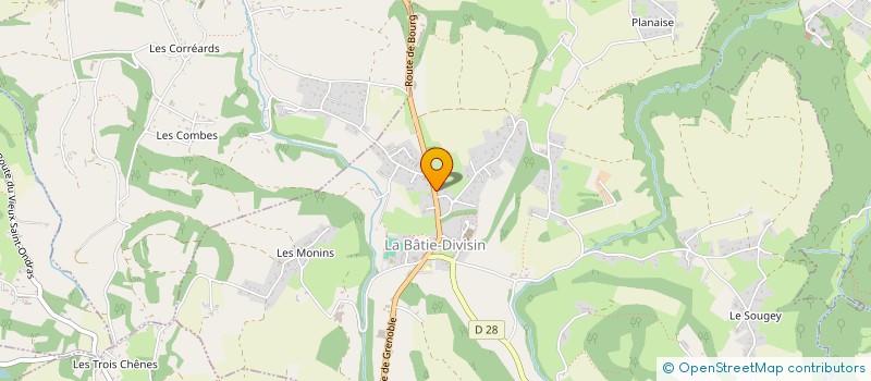localisation de l'entreprise MONSIEUR JEAN MARC BLANCONNIER à LES ABRETS-EN-DAUPHINE