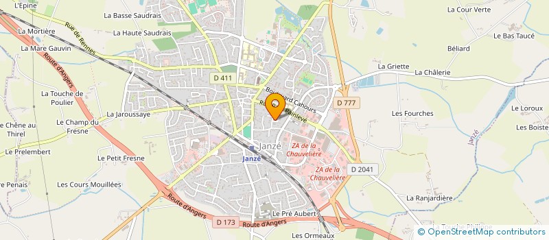 localisation de l'entreprise MONSIEUR JEAN-MARC BLANDIN  JANZE