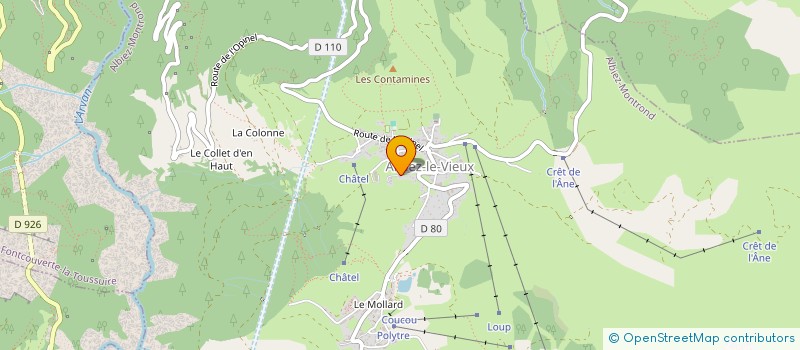 localisation de l'entreprise MONSIEUR JEAN-MARC BLANGY  ALBIEZ-LE-JEUNE