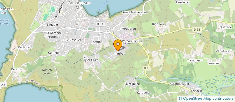 localisation de l'entreprise MONSIEUR JEAN MARC BODENAN  CAMARET-SUR-MER