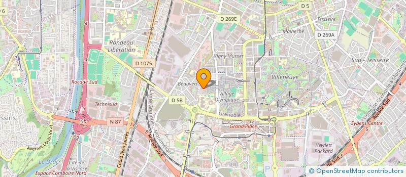 localisation de l'entreprise MONSIEUR JEAN MARC BOLLON à GRENOBLE