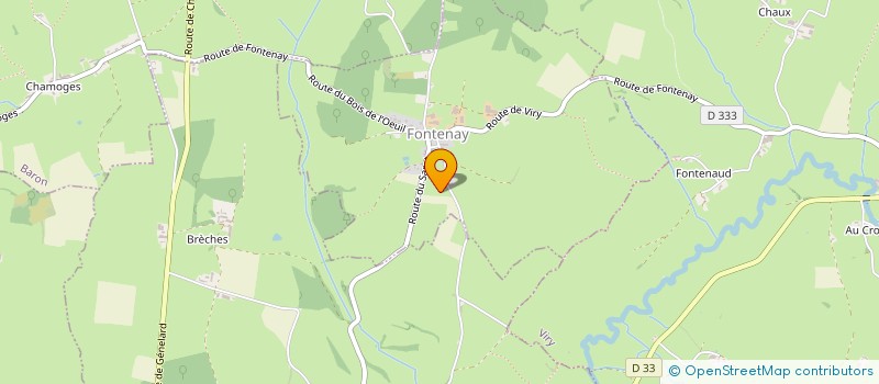 localisation de l'entreprise MONSIEUR JEAN MARC BONIN  VENDENESSE-LES-CHAROLLES