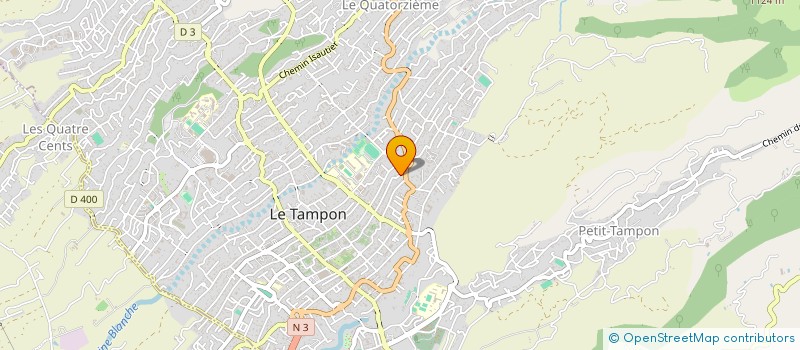 localisation de l'entreprise MONSIEUR JEAN MARC BONTEMPS  LE TAMPON