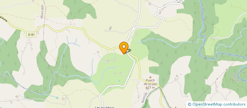 localisation de l'entreprise MONSIEUR JEAN-MARC BORIES  RAYSSAC