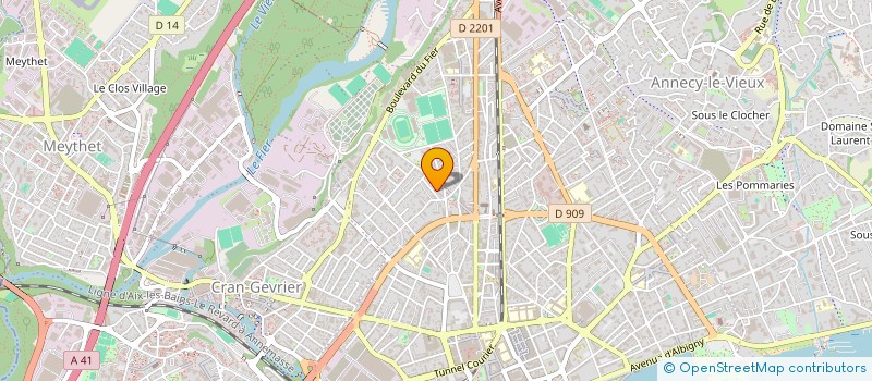 localisation de l'entreprise MONSIEUR JEAN-MARC BORNAND à ANNECY