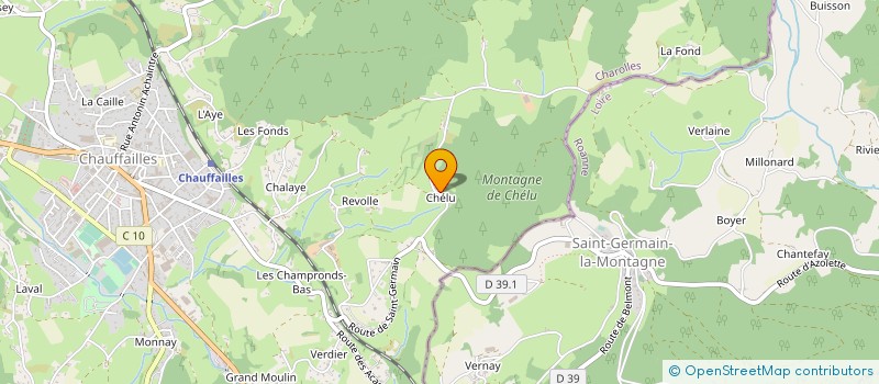 localisation de l'entreprise MONSIEUR JEAN MARC BORNET  CHAUFFAILLES