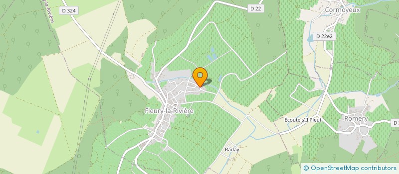 localisation de l'entreprise MONSIEUR JEAN-MARC BOUCHE  FLEURY-LA-RIVIERE