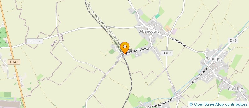 localisation de l'entreprise MONSIEUR JEAN-MARC BOULET  ABANCOURT