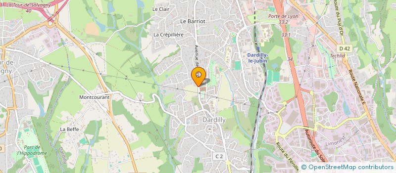 localisation de l'entreprise MONSIEUR JEAN-MARC BOUQUEREL à DARDILLY