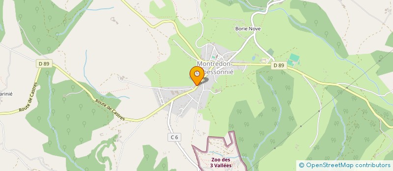 localisation de l'entreprise MONSIEUR JEAN-MARC BOUSQUET à MONTREDON-LABESSONNIE