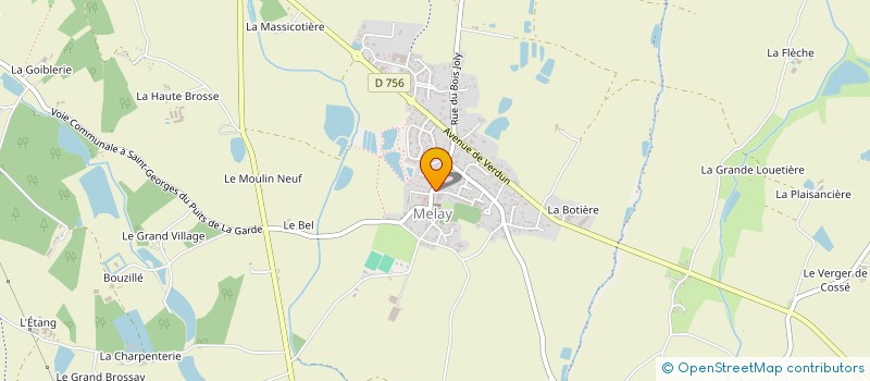 localisation de l'entreprise MONSIEUR JEAN-MARC BOUTIN  CHEMILLE-EN-ANJOU