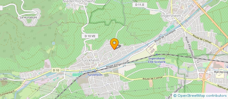 localisation de l'entreprise MONSIEUR JEAN-MARC BRAESCH  TURCKHEIM